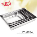 Popular Stainless Steel Square Towel Tray /Mirror Tray